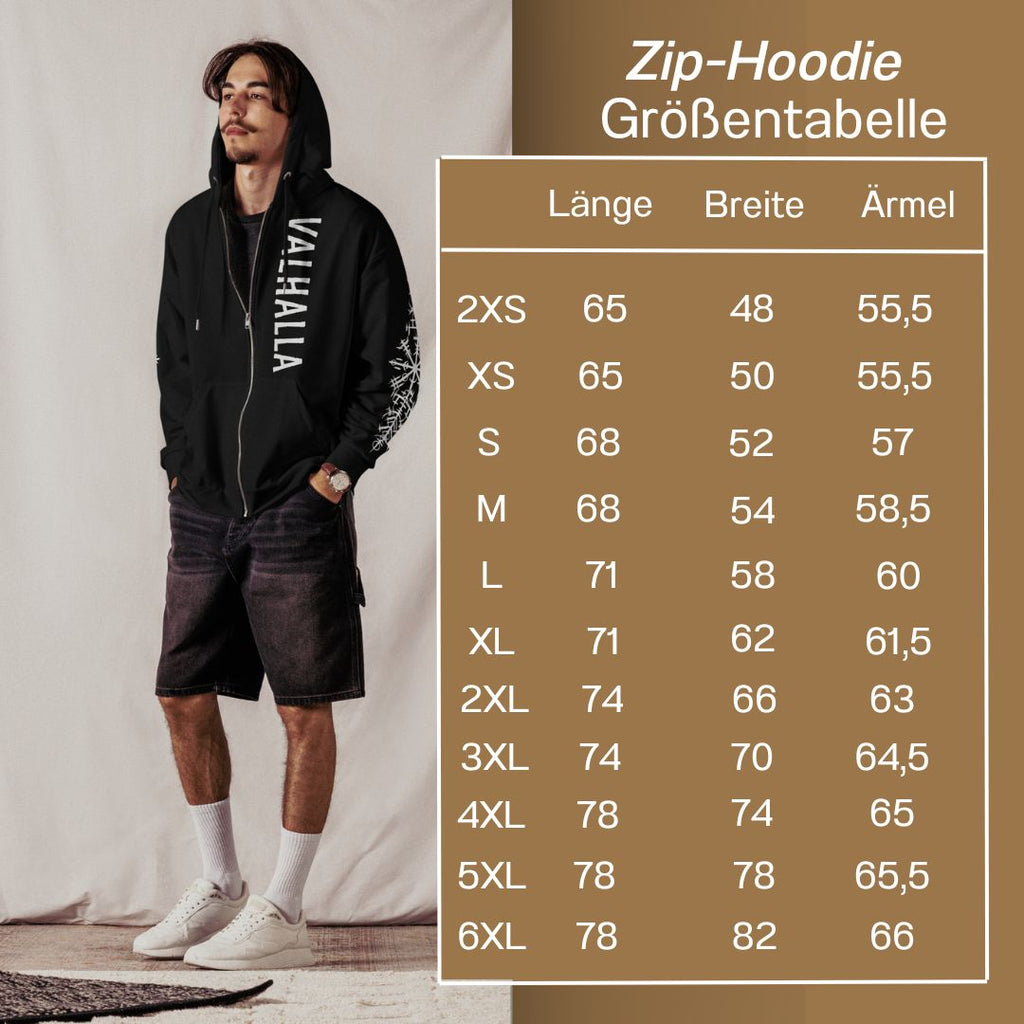 Valhalla Style - Unisex Zip-Hoodie
