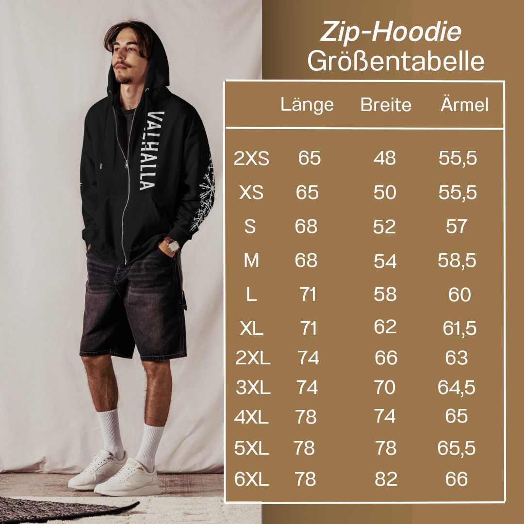 Valhalla Style - Unisex Zip-Hoodie