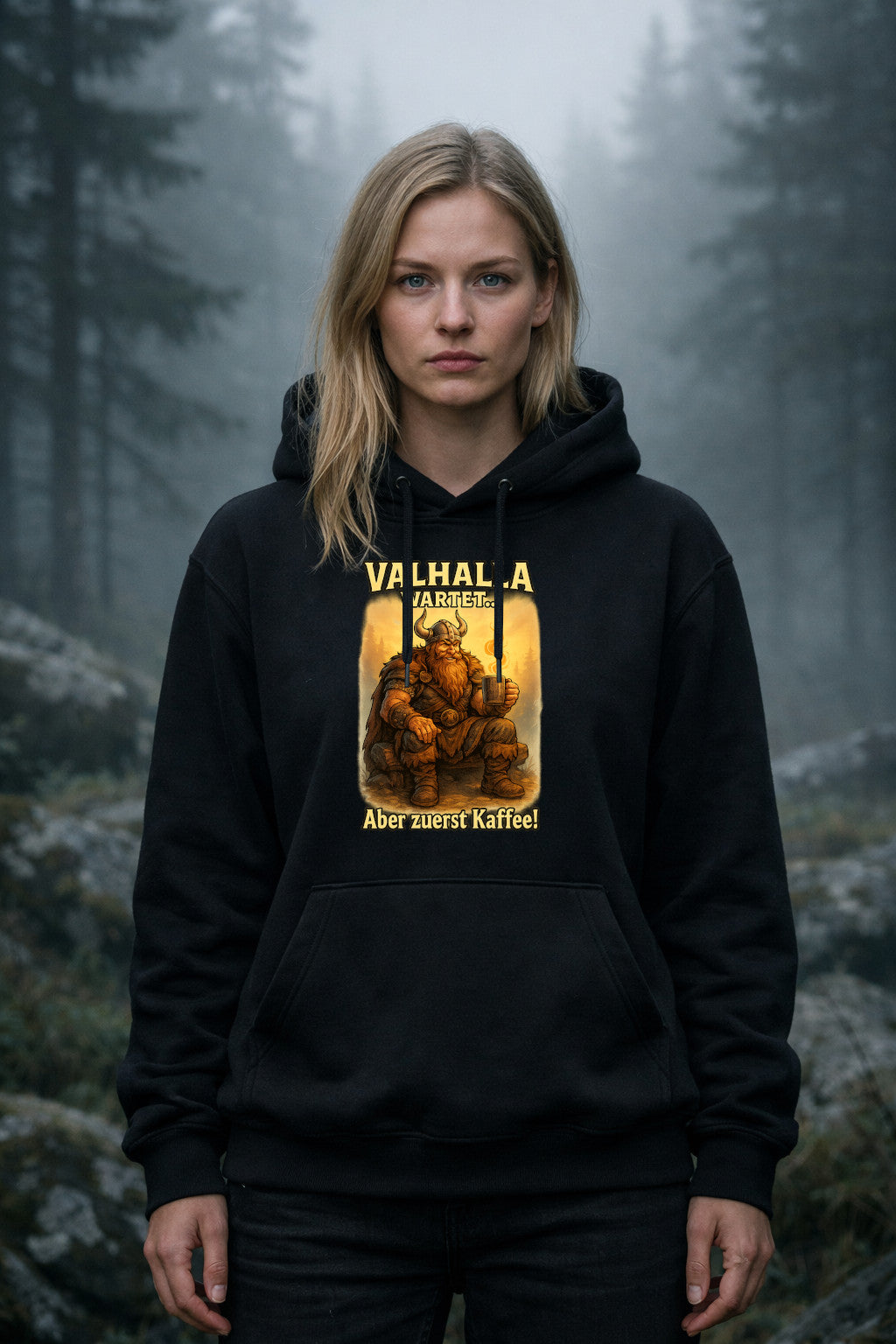 Valhalla wartet - Unisex Basic Hoodie