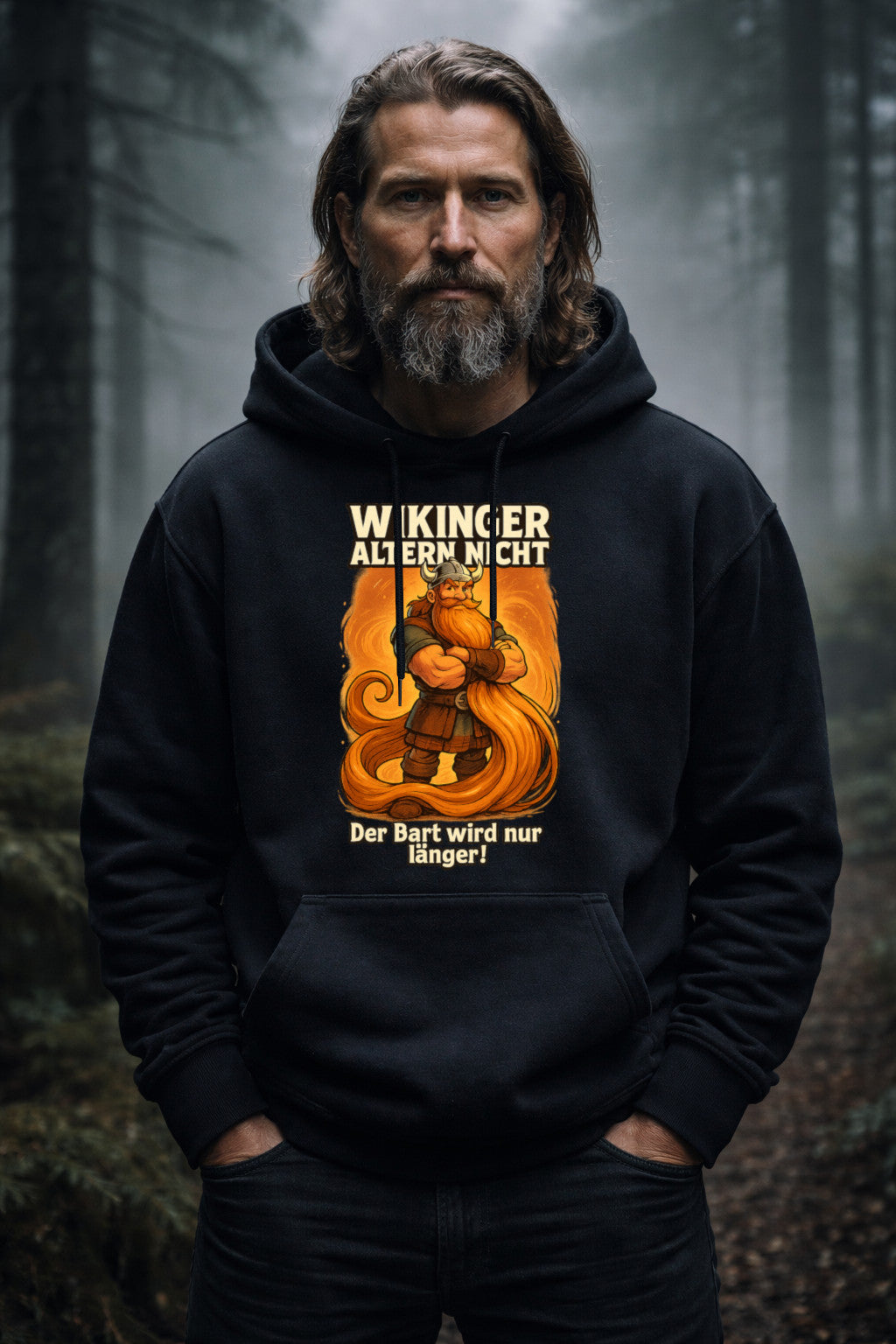 Wikinger Altern Nicht - Unisex Basic Hoodie