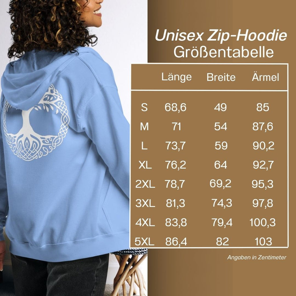 Wikinger Welttournee - Unisex Zip-Hoodie