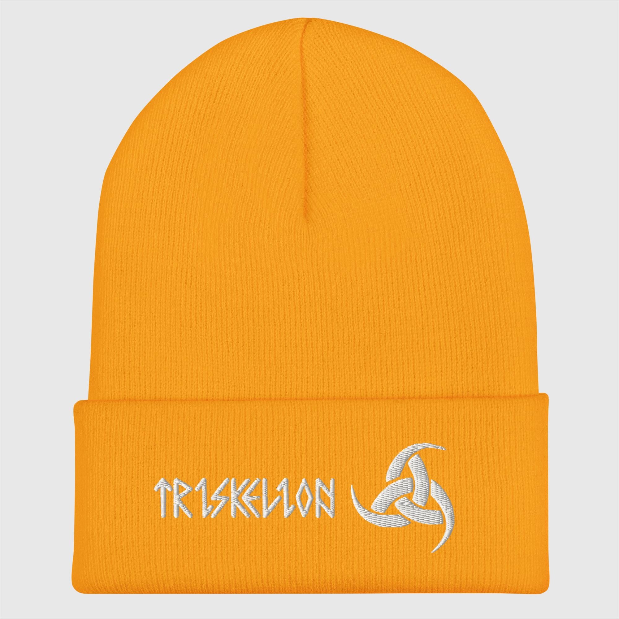 Triskelion Hörner - Bestickte Mütze
