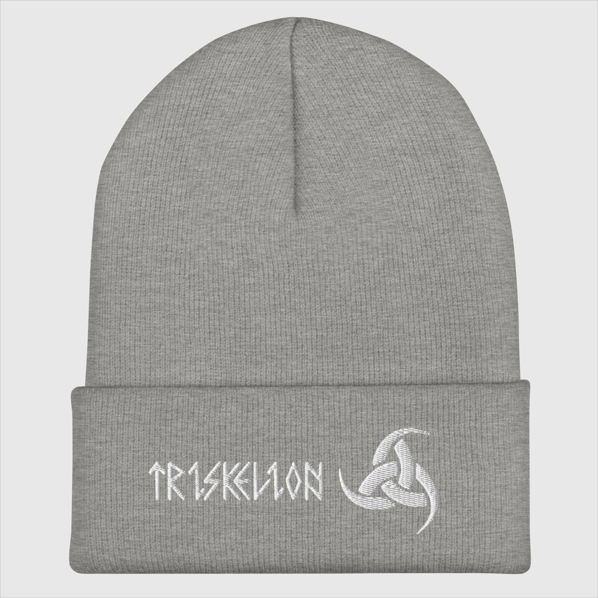 Triskelion Hörner - Bestickte Mütze