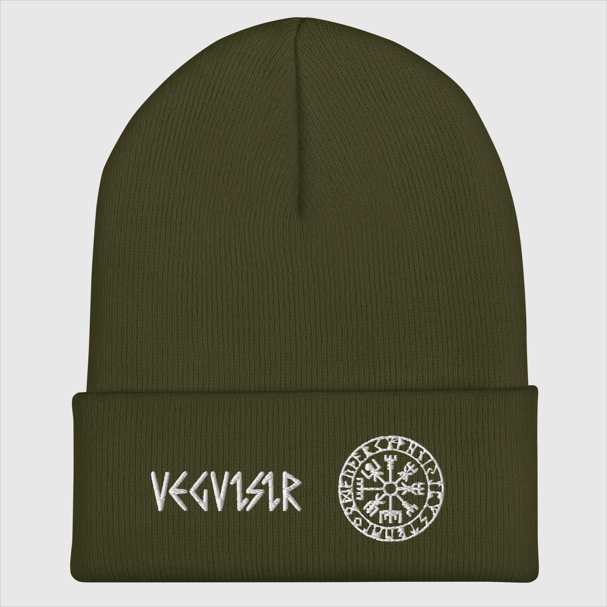 Vegvisir - Bestickte Mütze