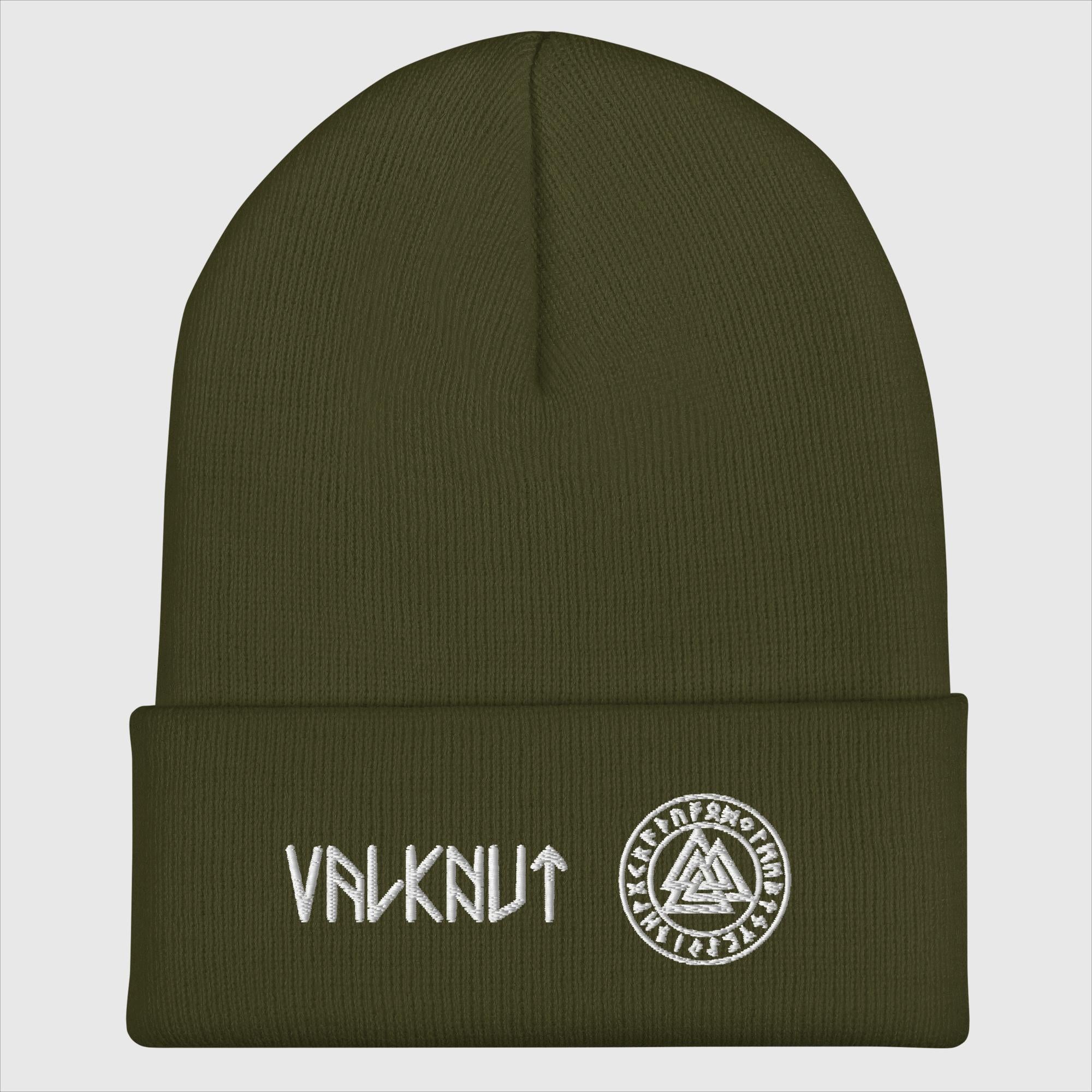 Valknut - Bestickte Mütze