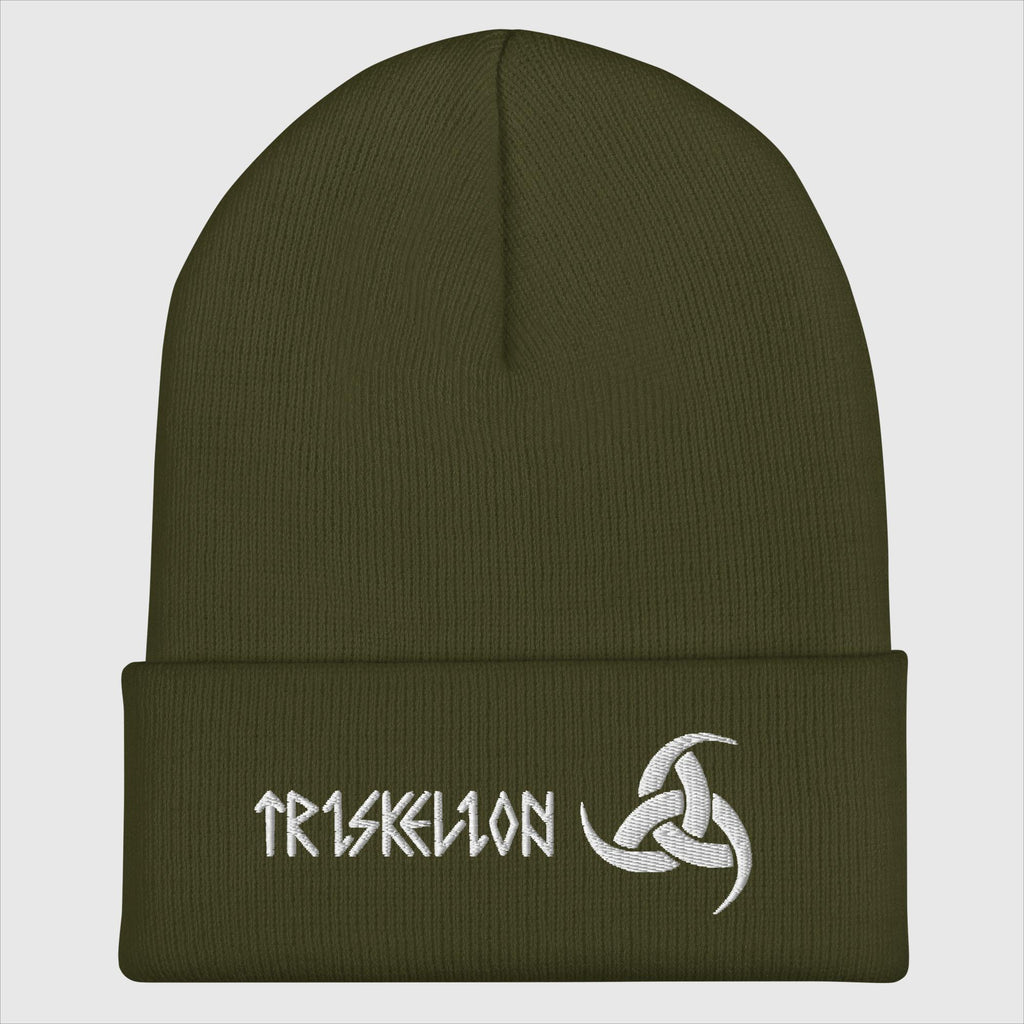 Triskelion Hörner - Bestickte Mütze