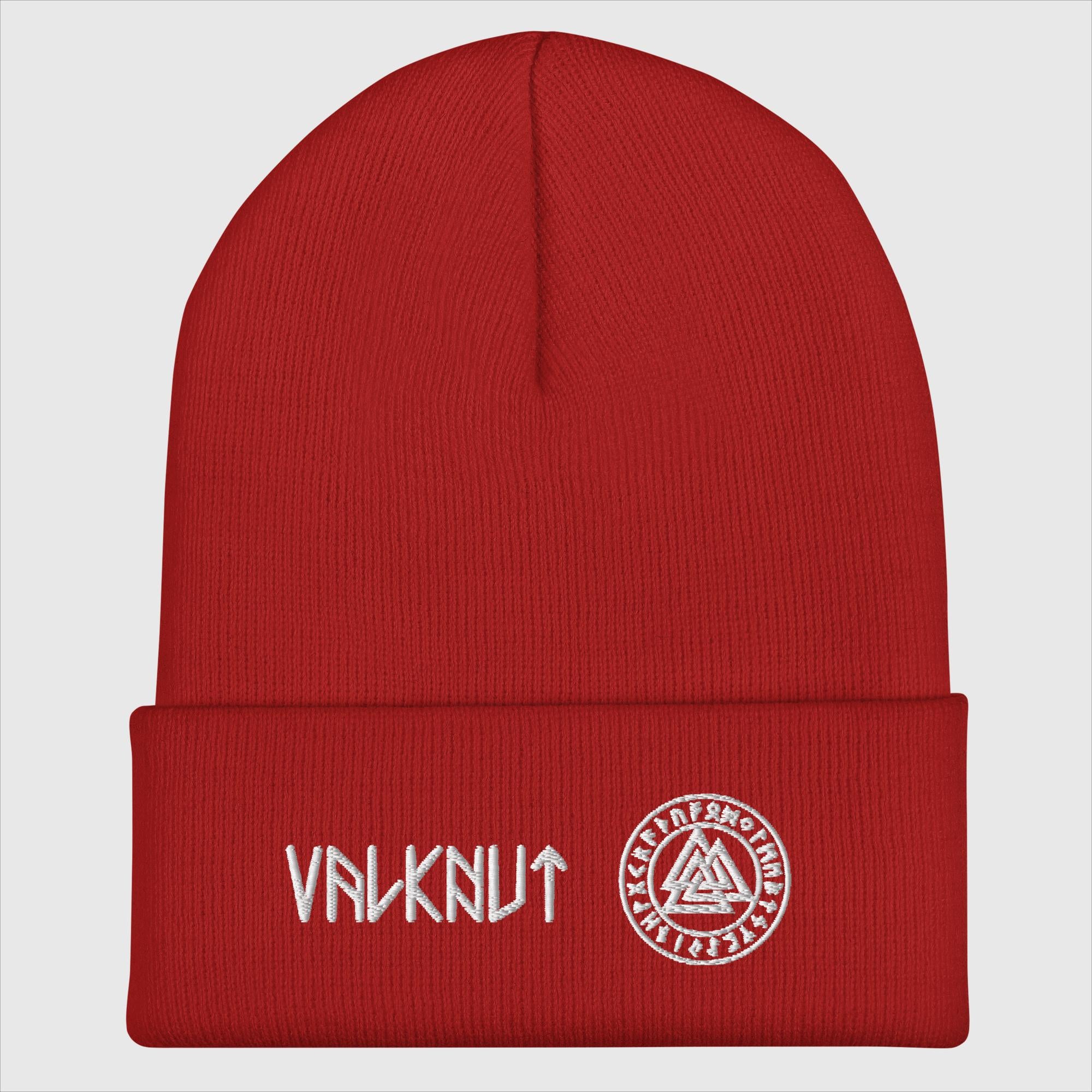 Valknut - Bestickte Mütze