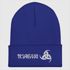 Triskelion Hörner - Bestickte Mütze