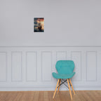 Wikingerschiff - Poster mit mattem Papier