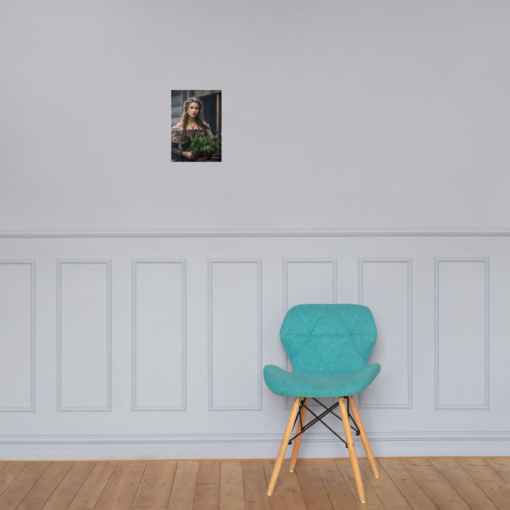 Schamanin - Poster mit mattem Papier