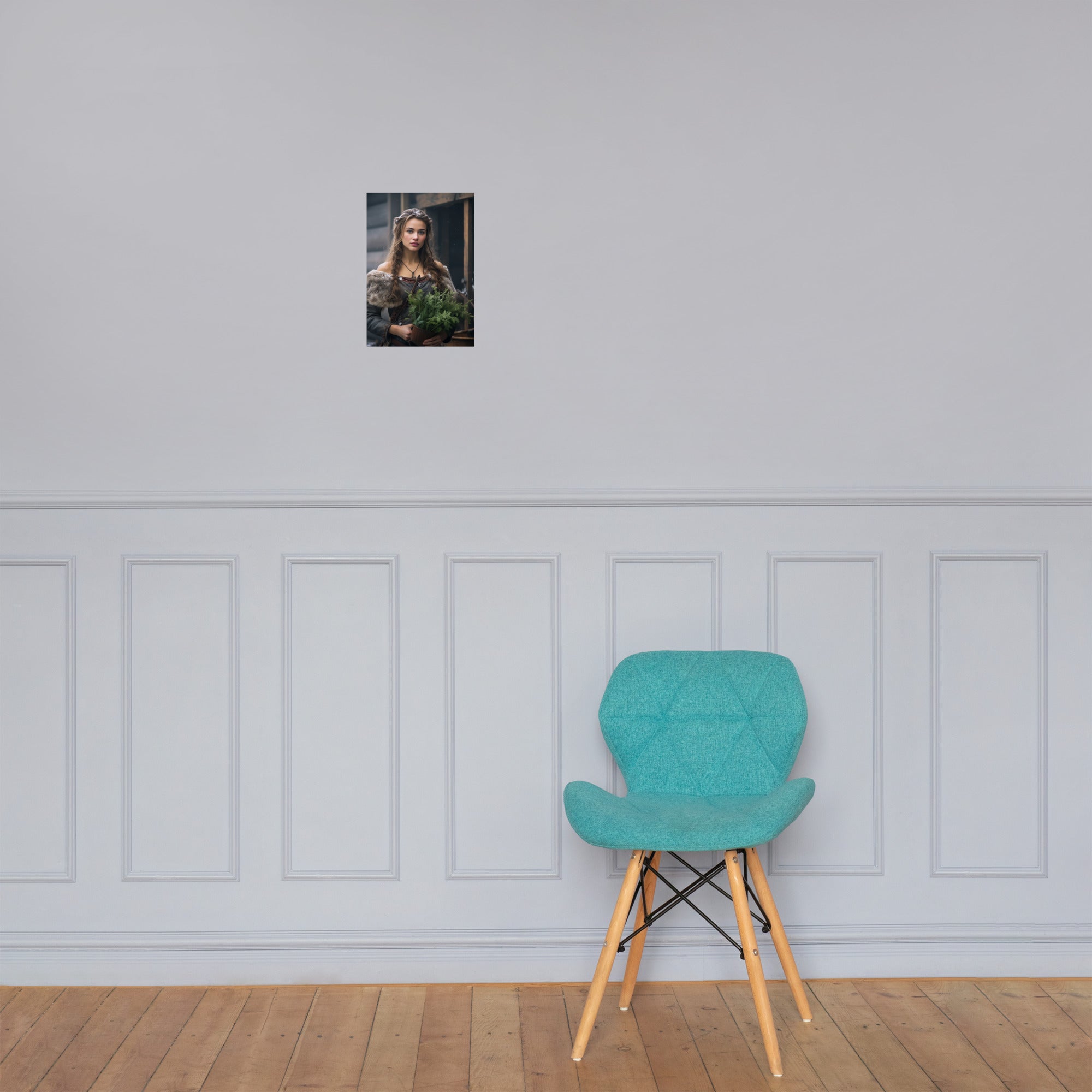 Schamanin - Poster mit mattem Papier