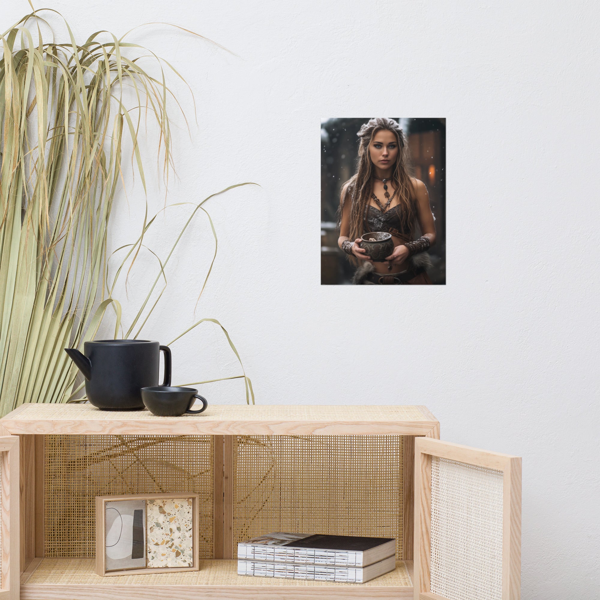 Schamanin (3) - Poster mit mattem Papier