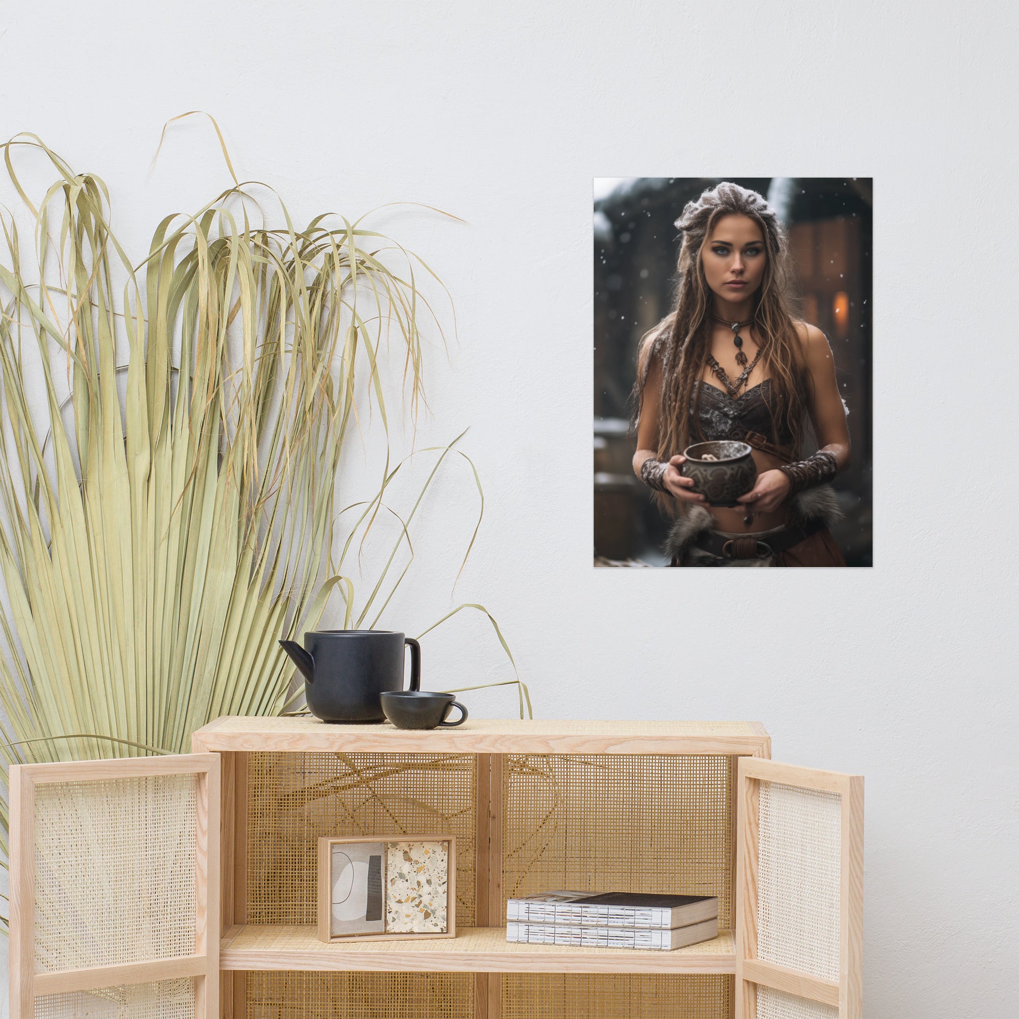 Schamanin (3) - Poster mit mattem Papier