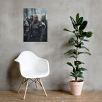 Wikingerkrieger - Poster mit mattem Papier