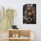 Schamanin (3) - Poster mit mattem Papier