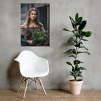 Schamanin - Poster mit mattem Papier