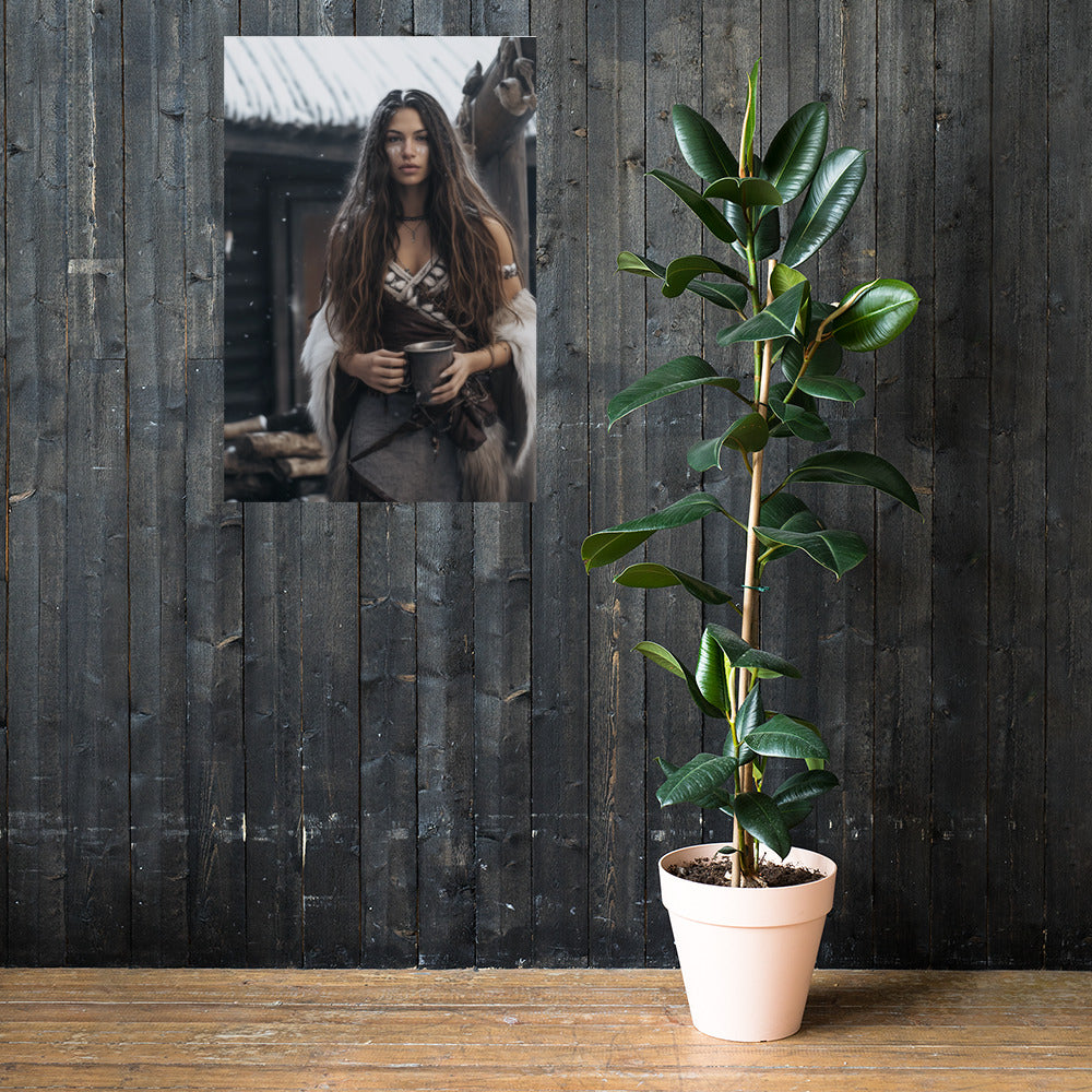 Schamanin (2) - Poster mit mattem Papier