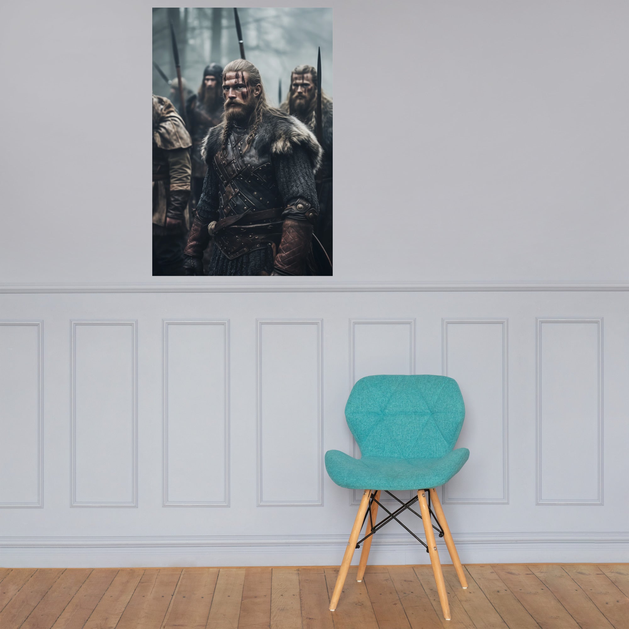 Wikingerkrieger - Poster mit mattem Papier