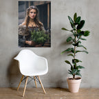 Schamanin - Poster mit mattem Papier