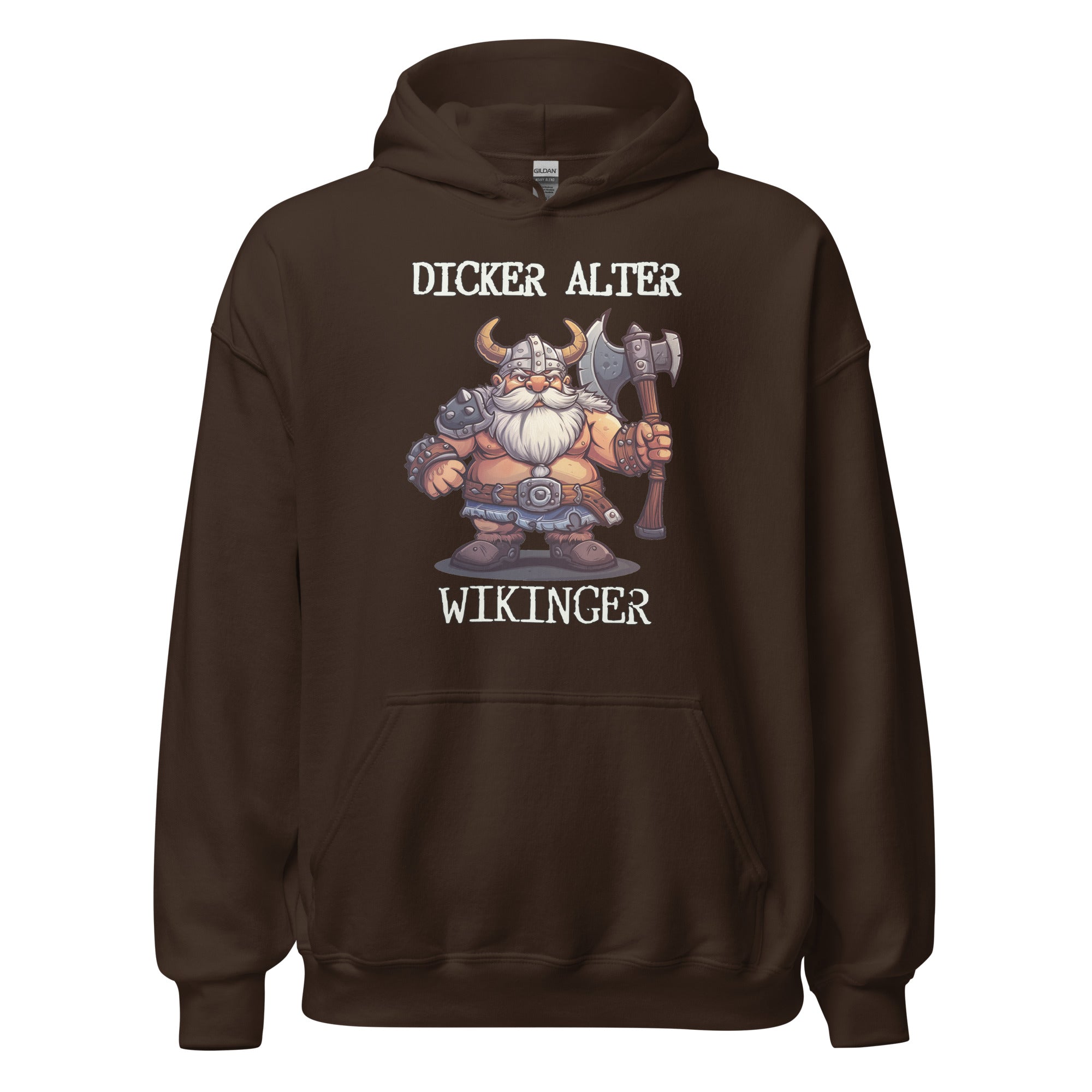 Dicker Alter Wikinger - Unisex Basic Hoodie