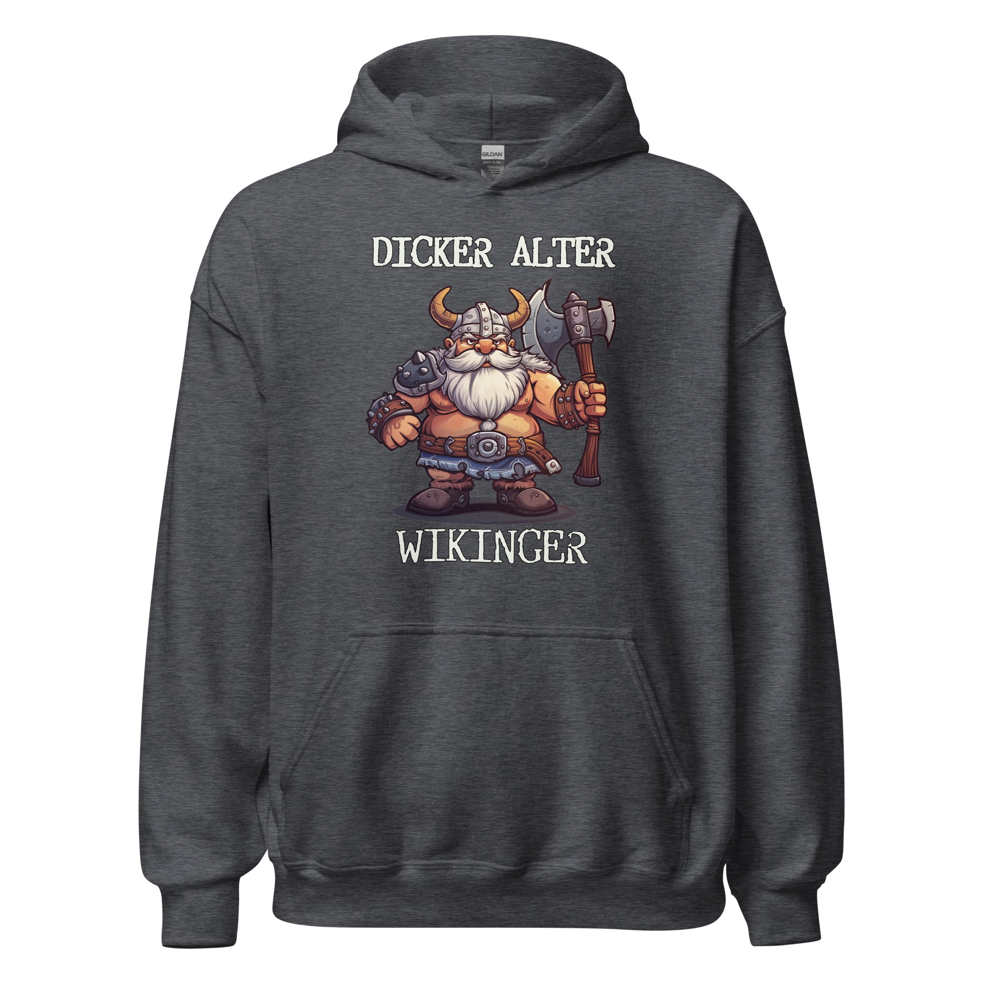 Dicker Alter Wikinger - Unisex Basic Hoodie