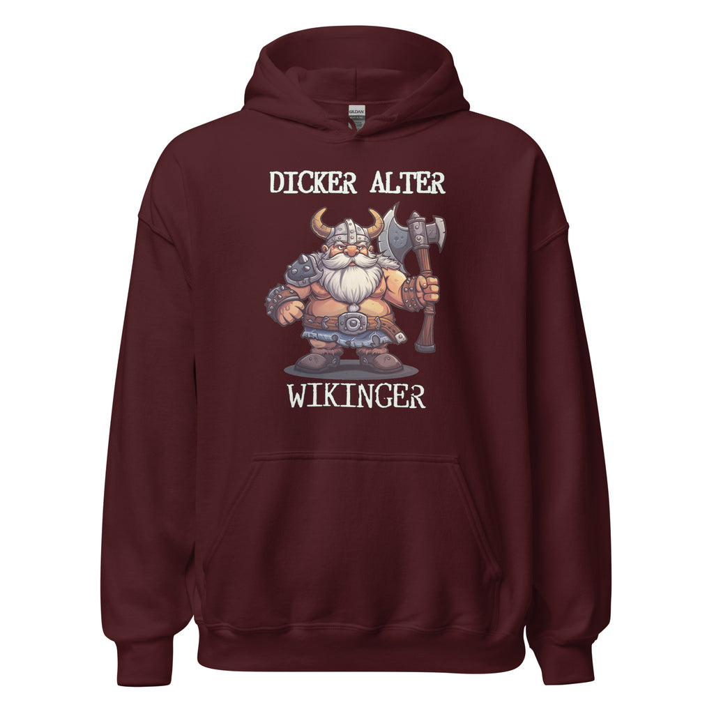 Dicker Alter Wikinger - Unisex Basic Hoodie