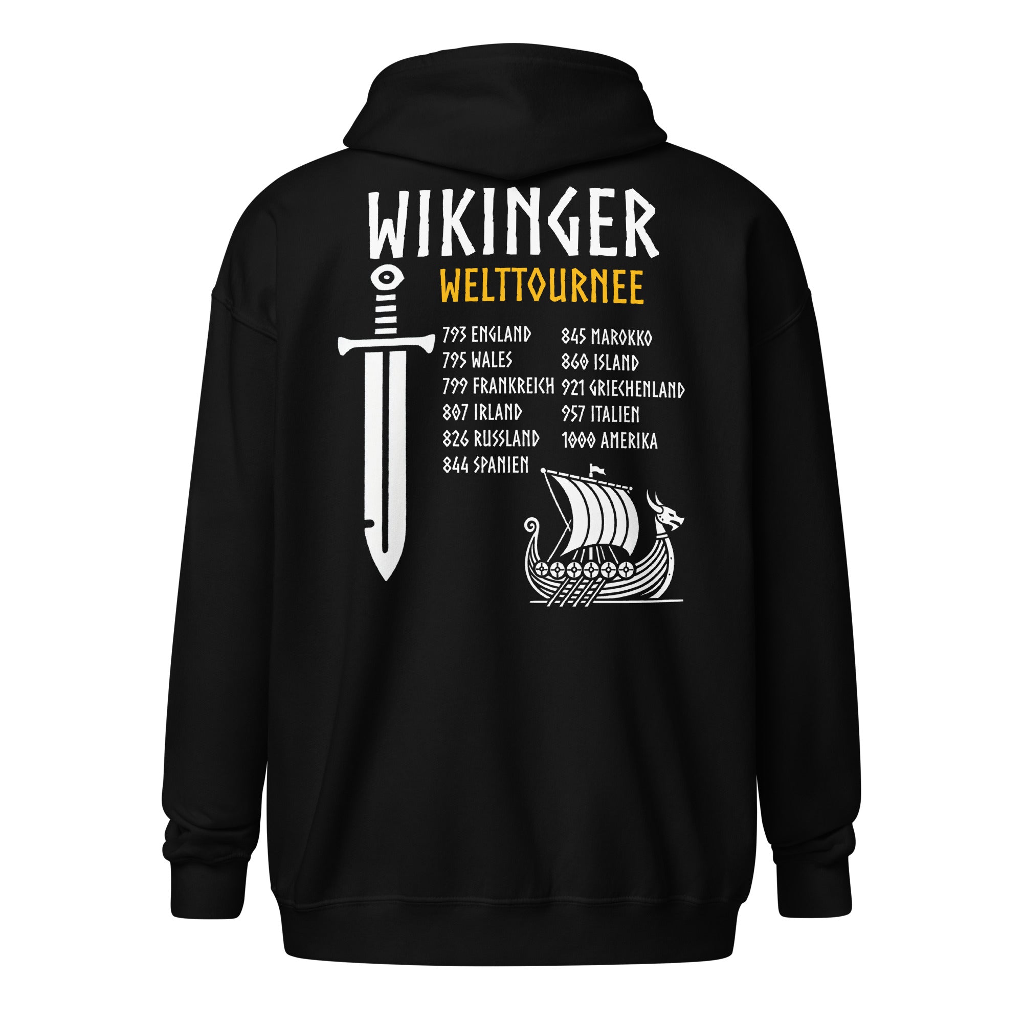 Wikinger Welttournee - Unisex Zip-Hoodie
