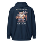 Dicker Alter Wikinger - Unisex Zip-Hoodie