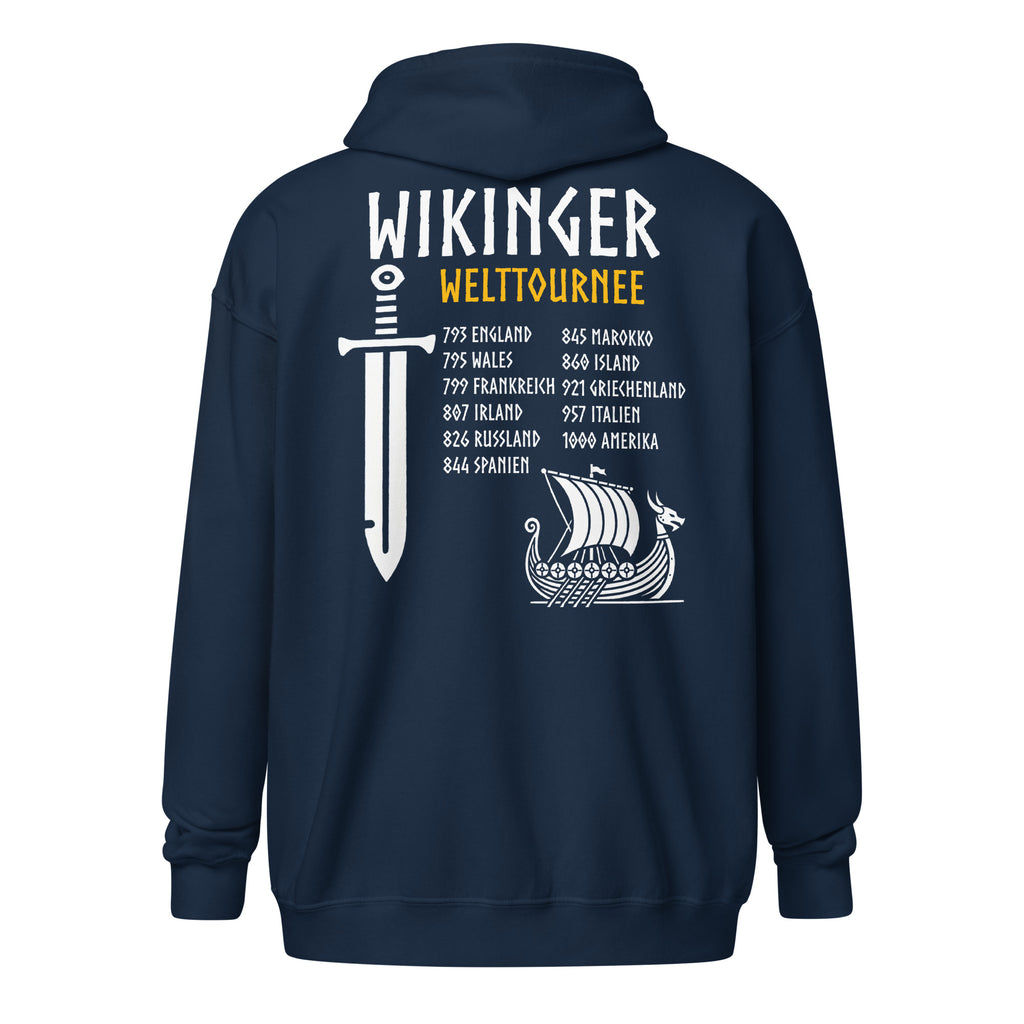 Wikinger Welttournee - Unisex Zip-Hoodie
