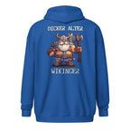Dicker Alter Wikinger - Unisex Zip-Hoodie