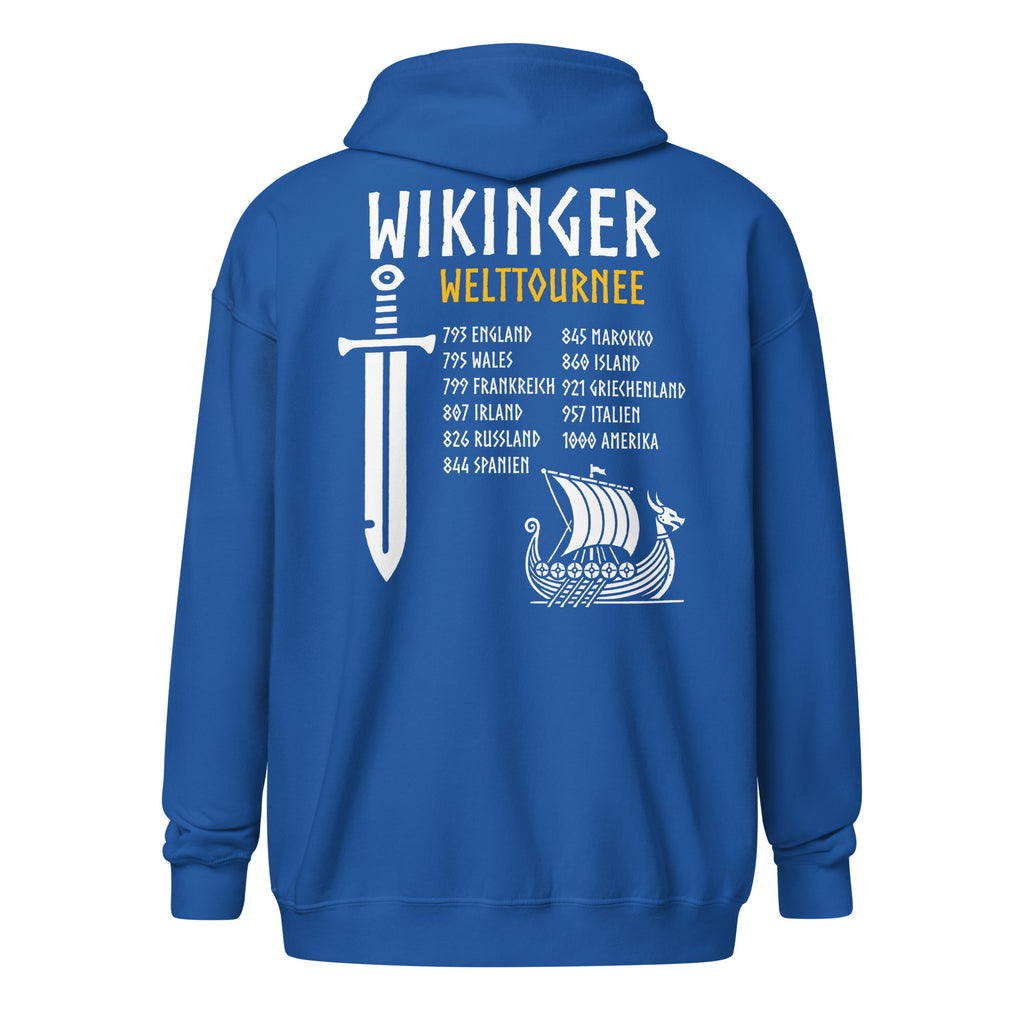 Wikinger Welttournee - Unisex Zip-Hoodie