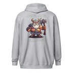 Dicker Alter Wikinger - Unisex Zip-Hoodie