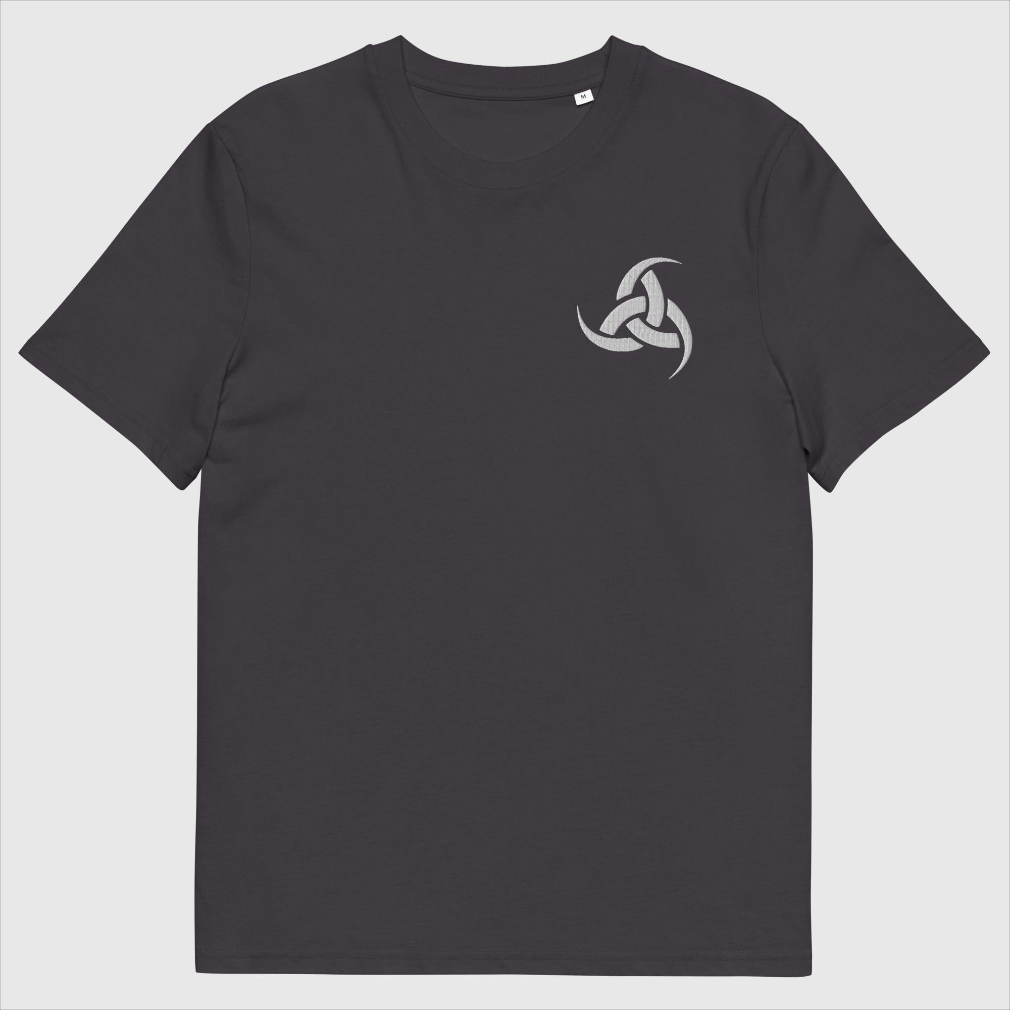 Triskelion Hörner - Unisex Bio T-Shirt (Stick)