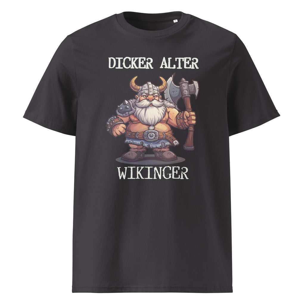 Dicker Alter Wikinger - Unisex Bio T-Shirt
