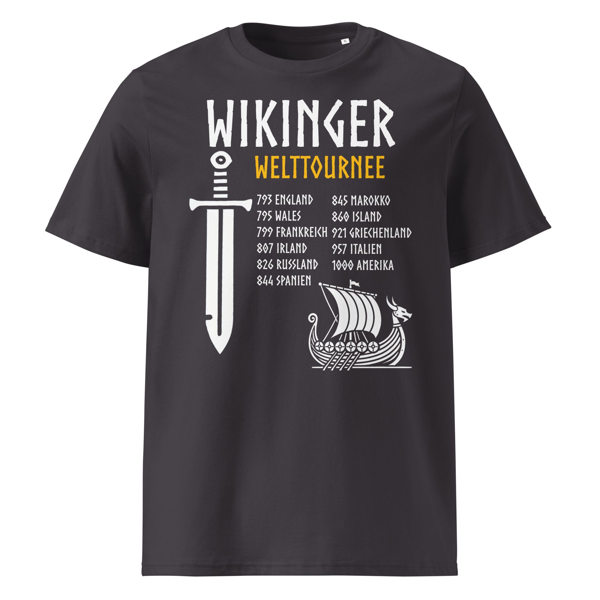 Wikinger Welttournee - Unisex Bio T-Shirt