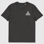Triskelion Hörner - Unisex Bio T-Shirt (Stick)