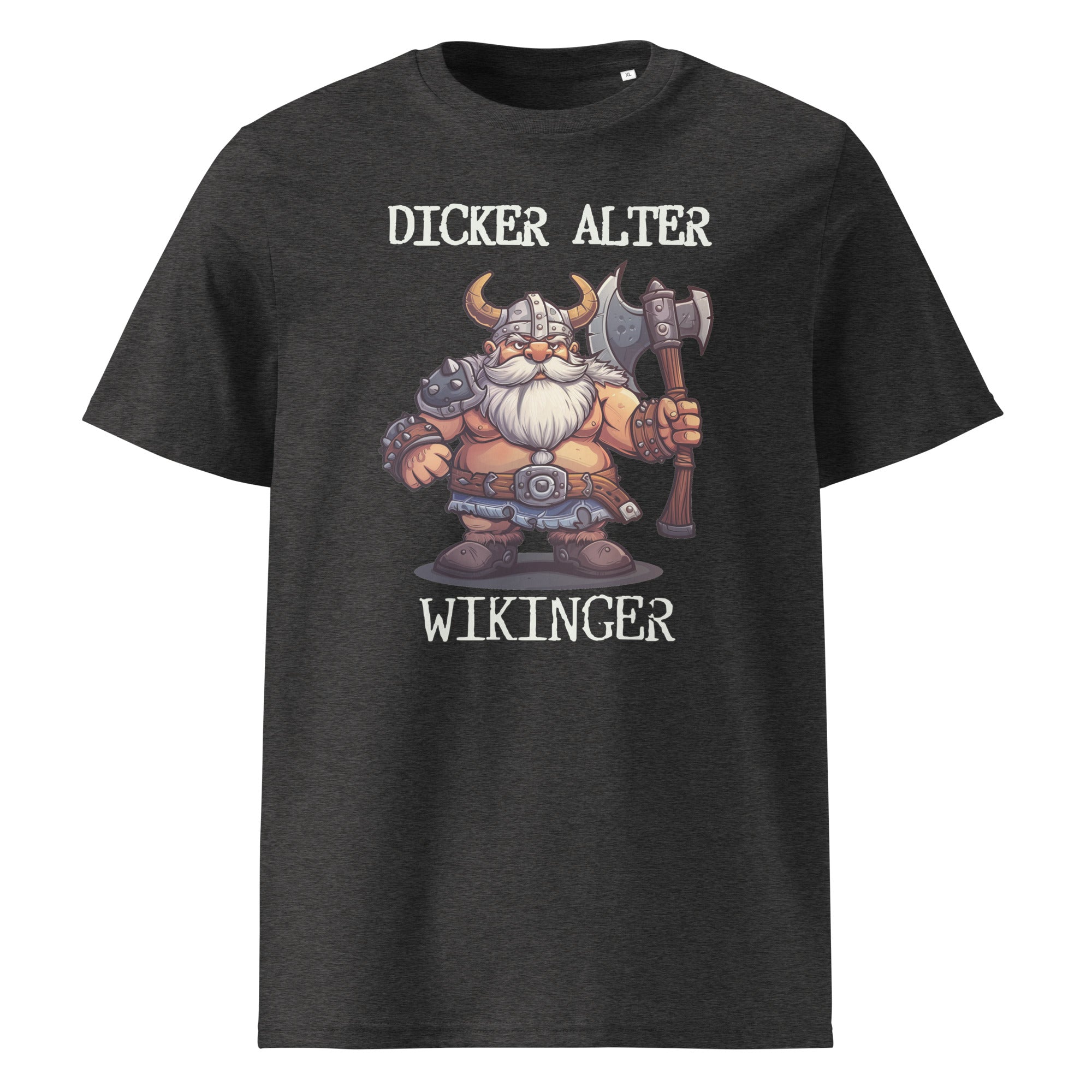 Dicker Alter Wikinger - Unisex Bio T-Shirt