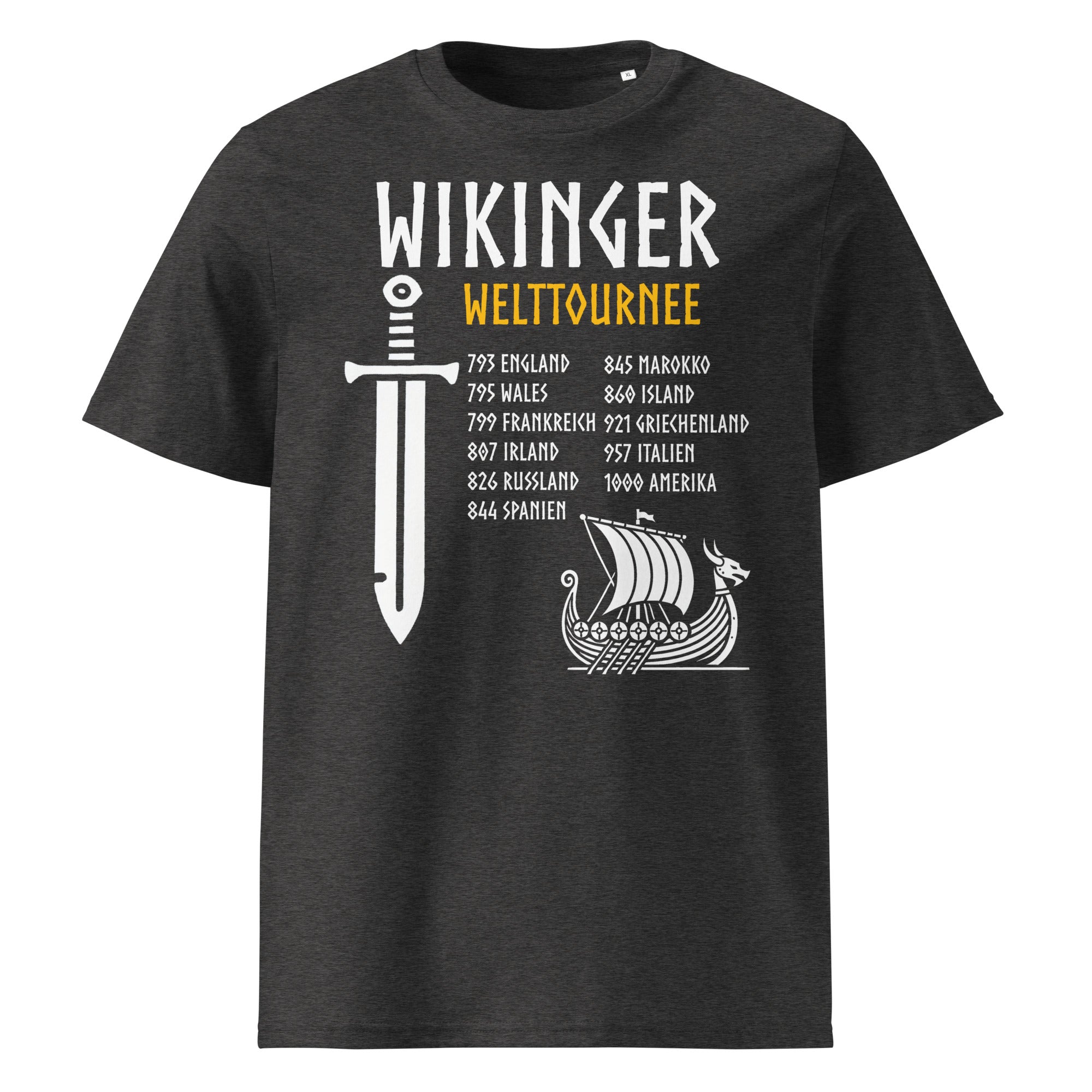 Wikinger Welttournee - Unisex Bio T-Shirt
