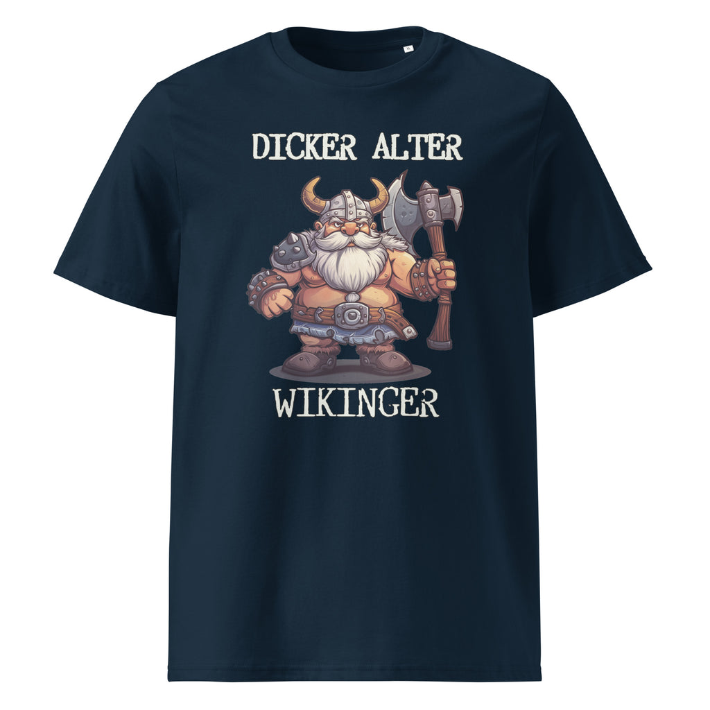 Dicker Alter Wikinger - Unisex Bio T-Shirt