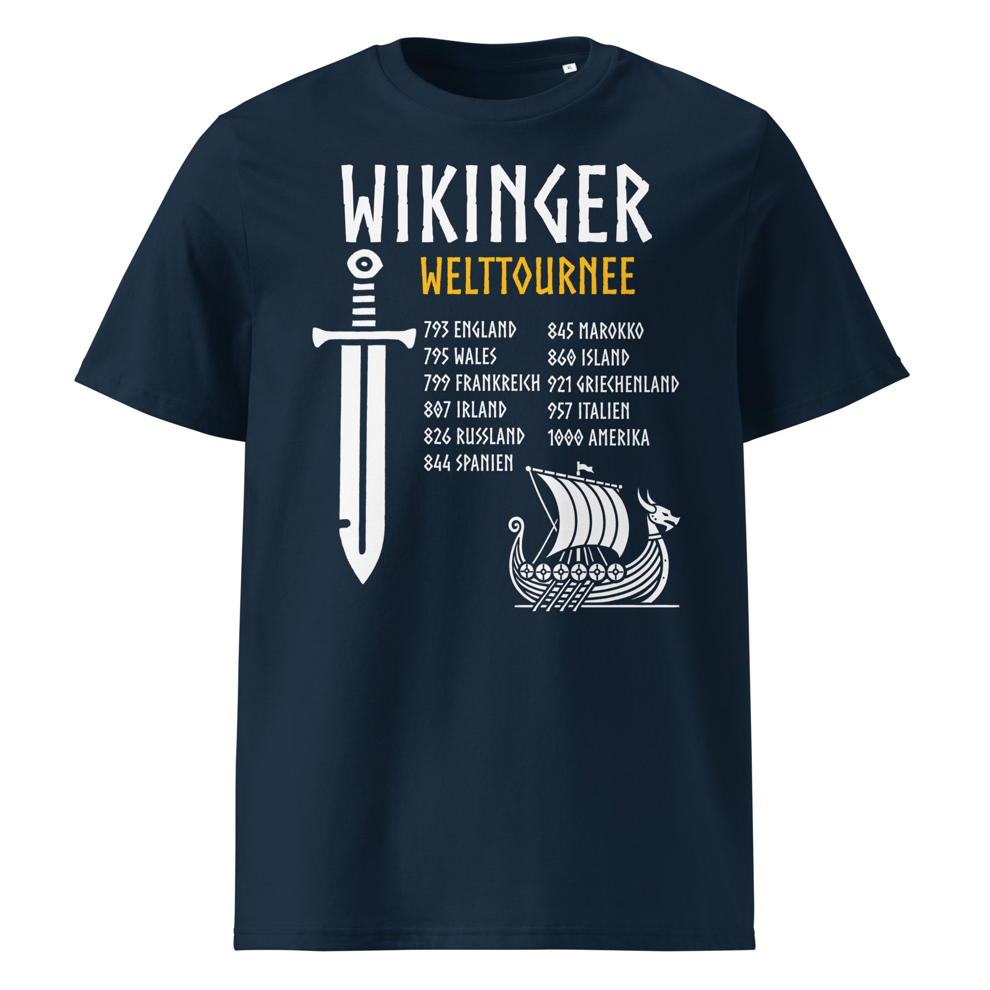 Wikinger Welttournee - Unisex Bio T-Shirt