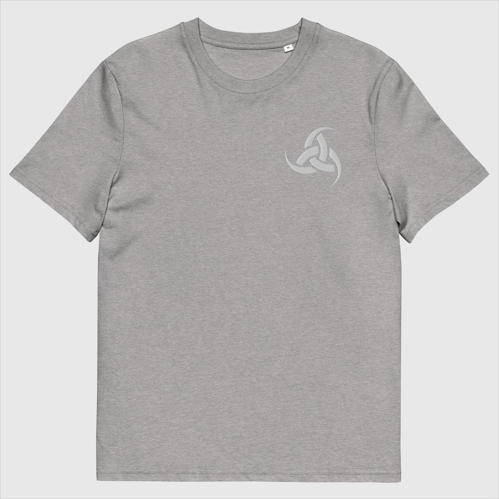 Triskelion Hörner - Unisex Bio T-Shirt (Stick)