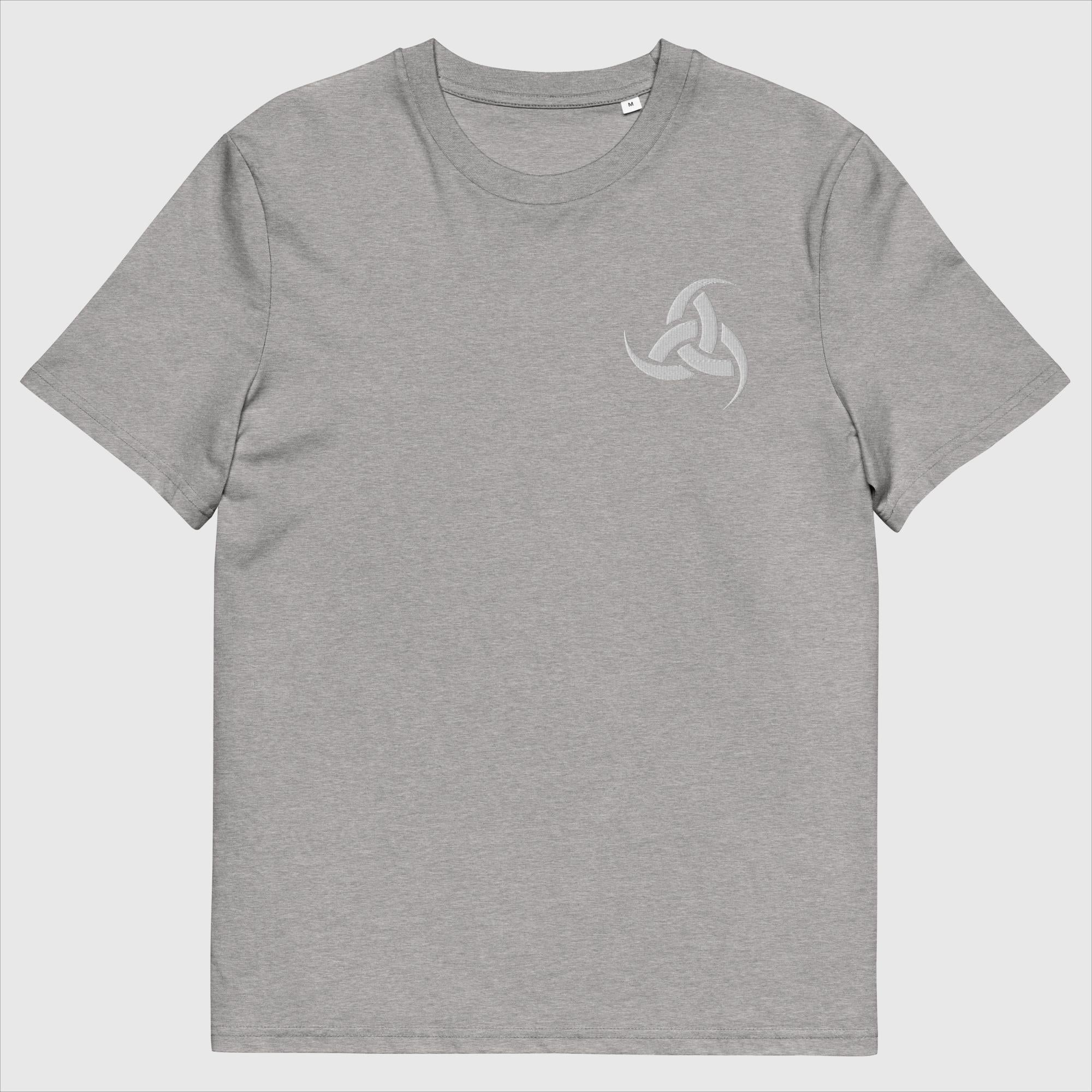 Triskelion Hörner - Unisex Bio T-Shirt (Stick)