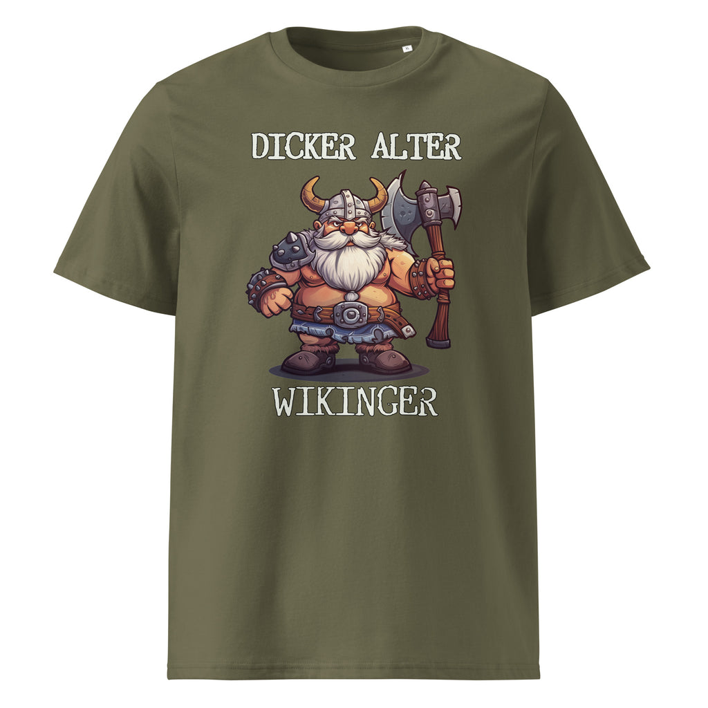 Dicker Alter Wikinger - Unisex Bio T-Shirt