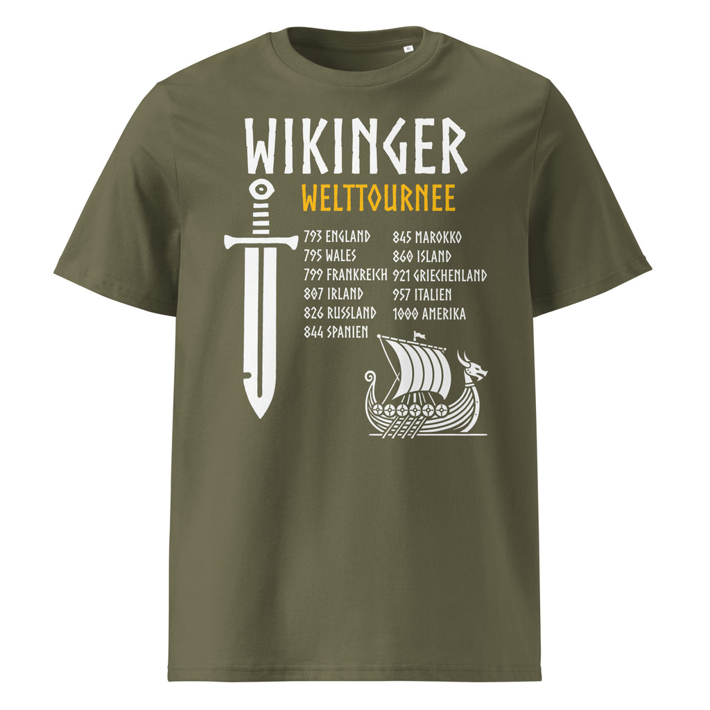 Wikinger Welttournee - Unisex Bio T-Shirt