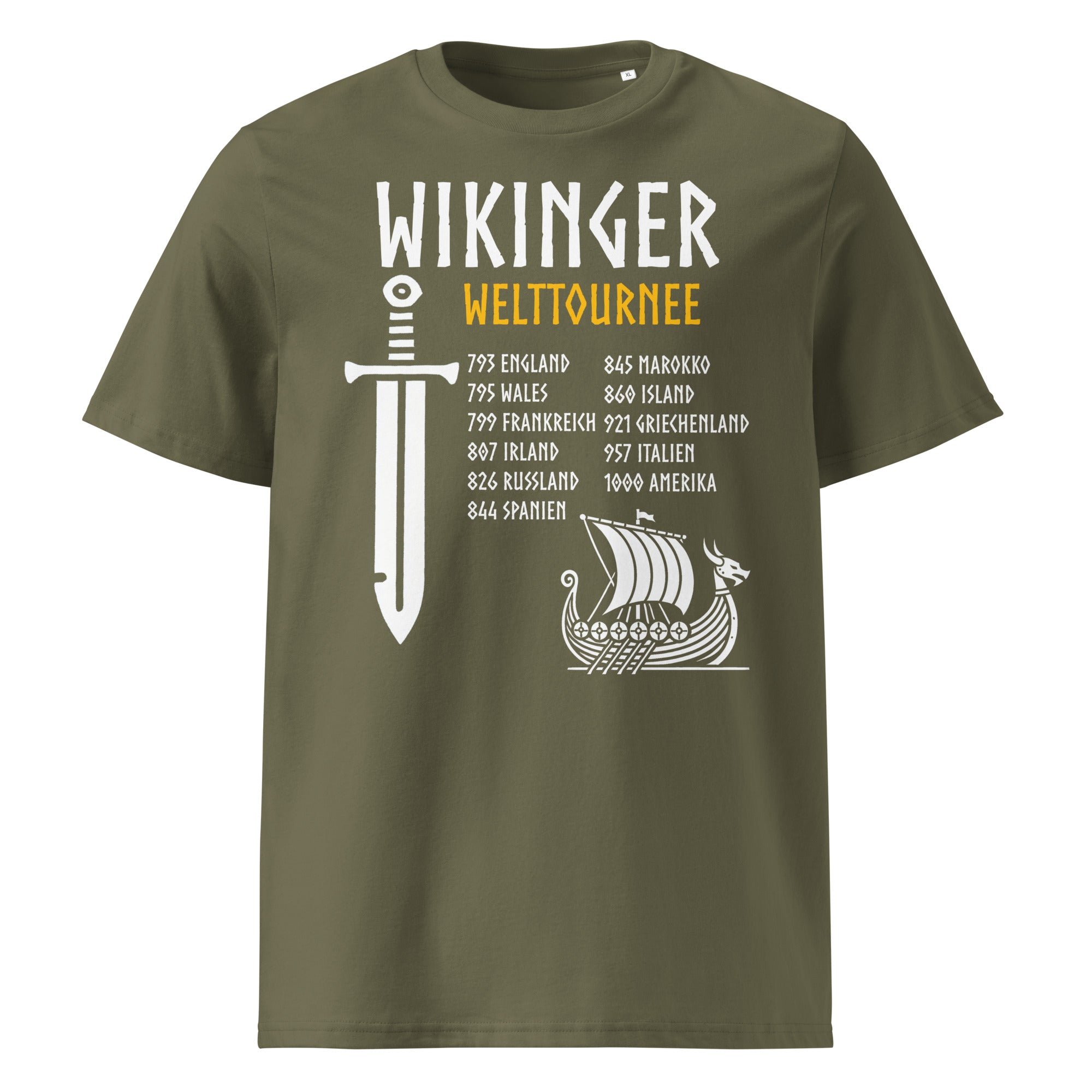 Wikinger Welttournee - Unisex Bio T-Shirt