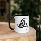 Triskelion Hörner - Tasse mit farbiger Innenseite
