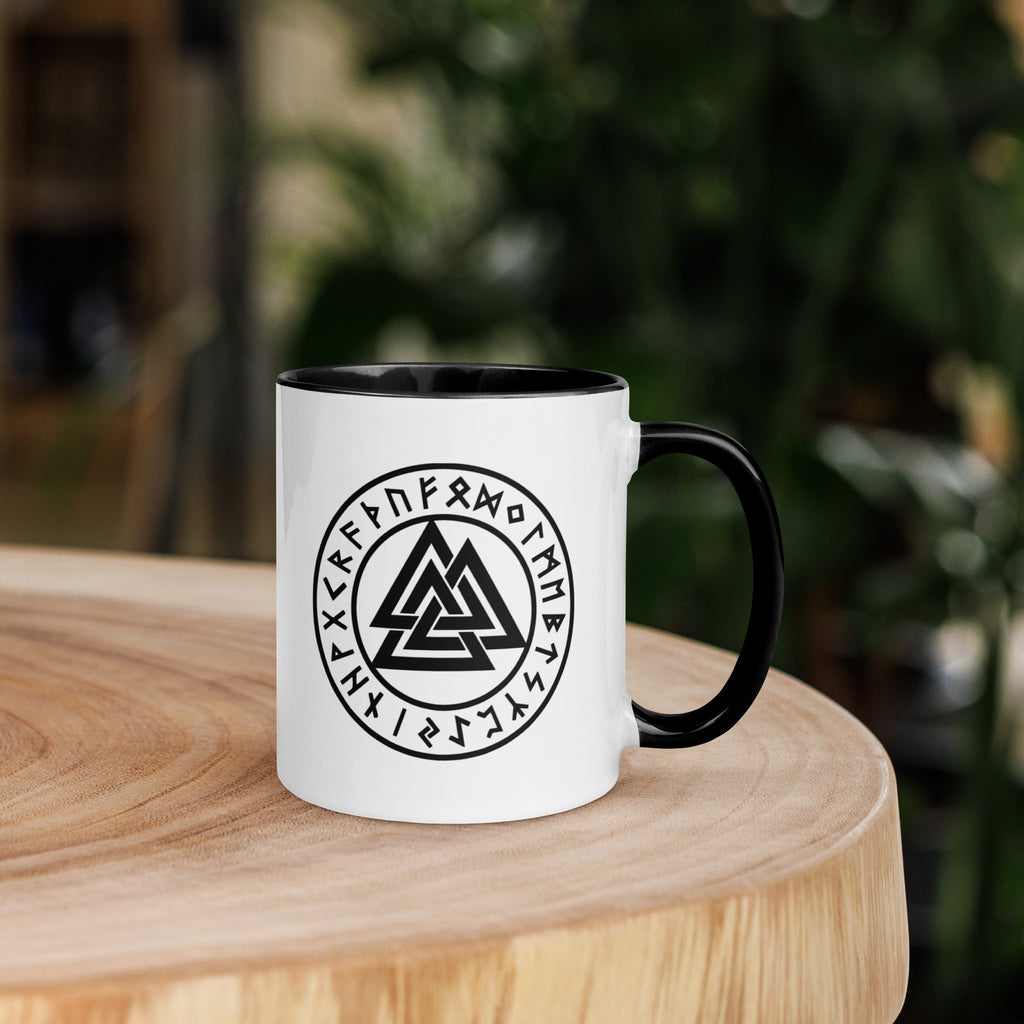 Valknut - Tasse mit farbiger Innenseite