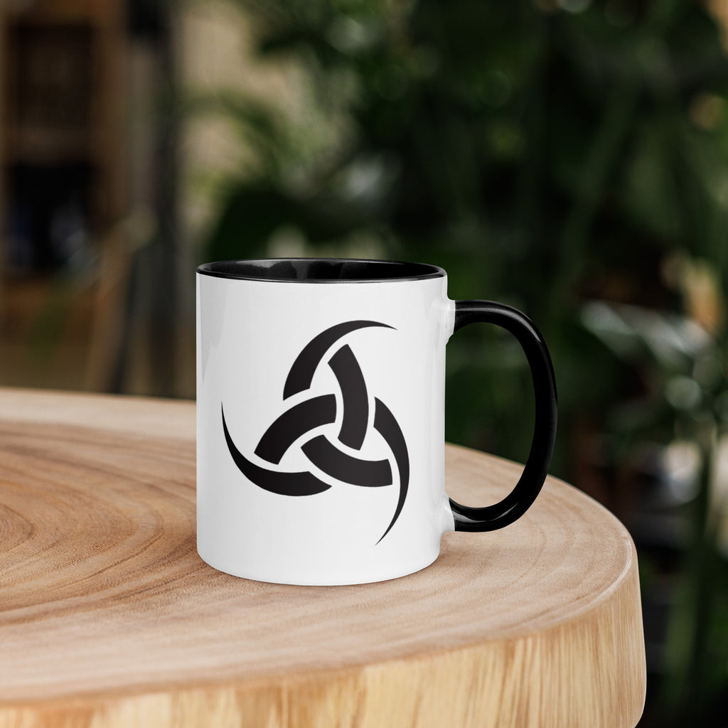 Triskelion Hörner - Tasse mit farbiger Innenseite