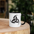 Triskelion Hörner - Tasse mit farbiger Innenseite