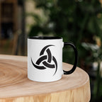 Triskelion Hörner - Tasse mit farbiger Innenseite